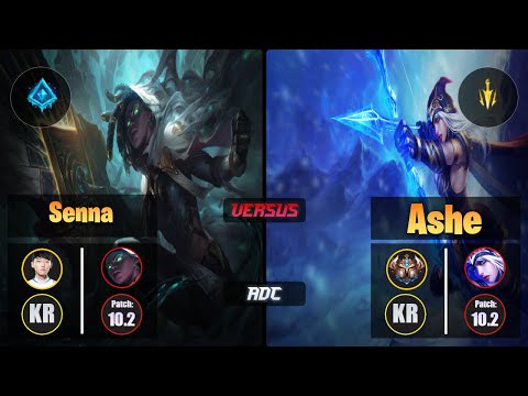 Nuguri SENNA (ADC) [Glacial Augment] VS ASHE - Challenger KR Patch 10.2