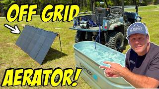 Running a Pond Aerator 24/7 on Solar: Is it Possible?