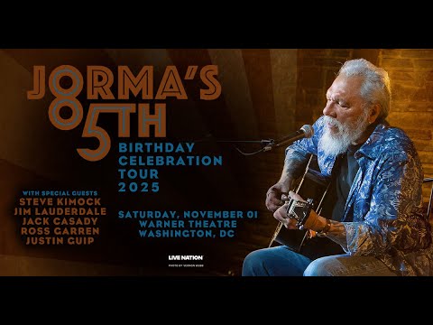 Jorma Kaukonen's 85th Birthday 11.1.25 Warner Th. - DC w/ Jack Casady, Steve Kimock, Jim Lauderdale