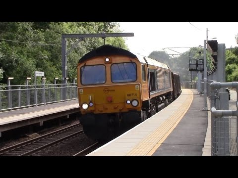 66714/66726 6E80 15:57 Harlow Mill Recp. to Peterborough Virtual @ Stansted Mountfitchet 27/06/15