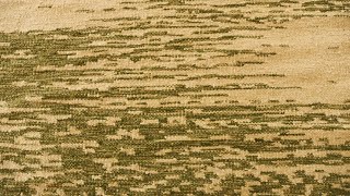 Doris Leslie Blau Collection Forel Green, Beige Handmade Wool Rug N12947