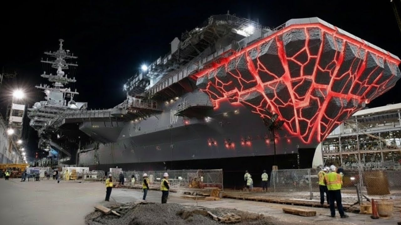 A valaha épített legerősebb hadihajó most bevetésre került – aztán EZ történt