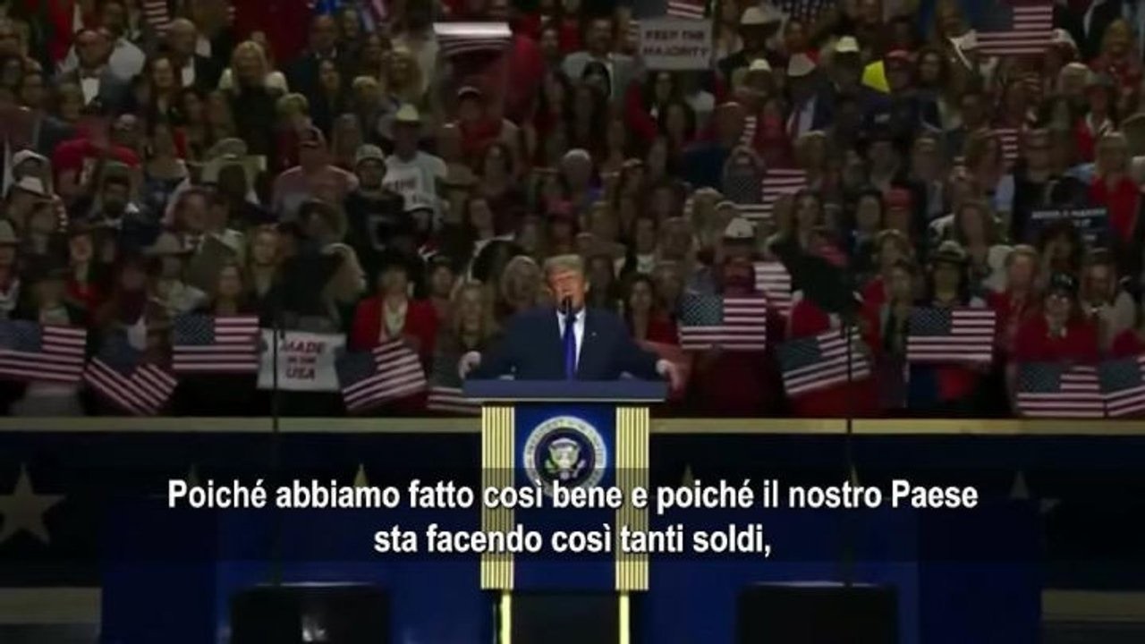 Trump: "Se vinciamo alle elezioni di midterm 5mila dollari a tutti gli americani"