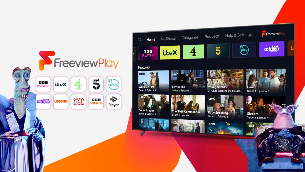 Your favourite shows, all in one place and all for free