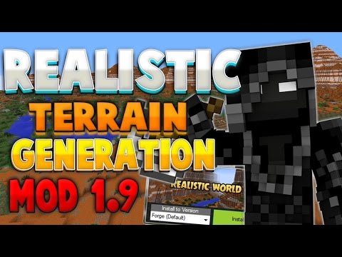 Minecraft Mod - REALISMO  Minecraft 1.9 - Realistic Terrain Generation Mod 1.9 - Español