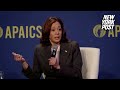 Kamala drops f-bomb during event live-streamed by White House: ‘Excuse my language’