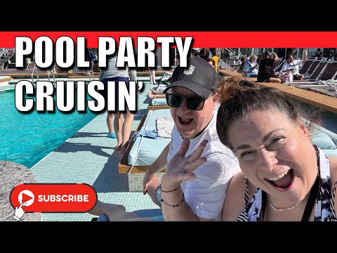 Pool Party on MSC Meraviglia! #nyc #travel