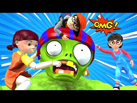 Giant NickHulk Rescue Tani and Doll Squid Game From Giant Zombie - Scary Teacher 3D Funny Animation
