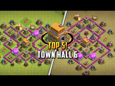 TOP 5! Town Hall 6 (Th6) Base Layout + Copy Link 2025 | Clash of Clans