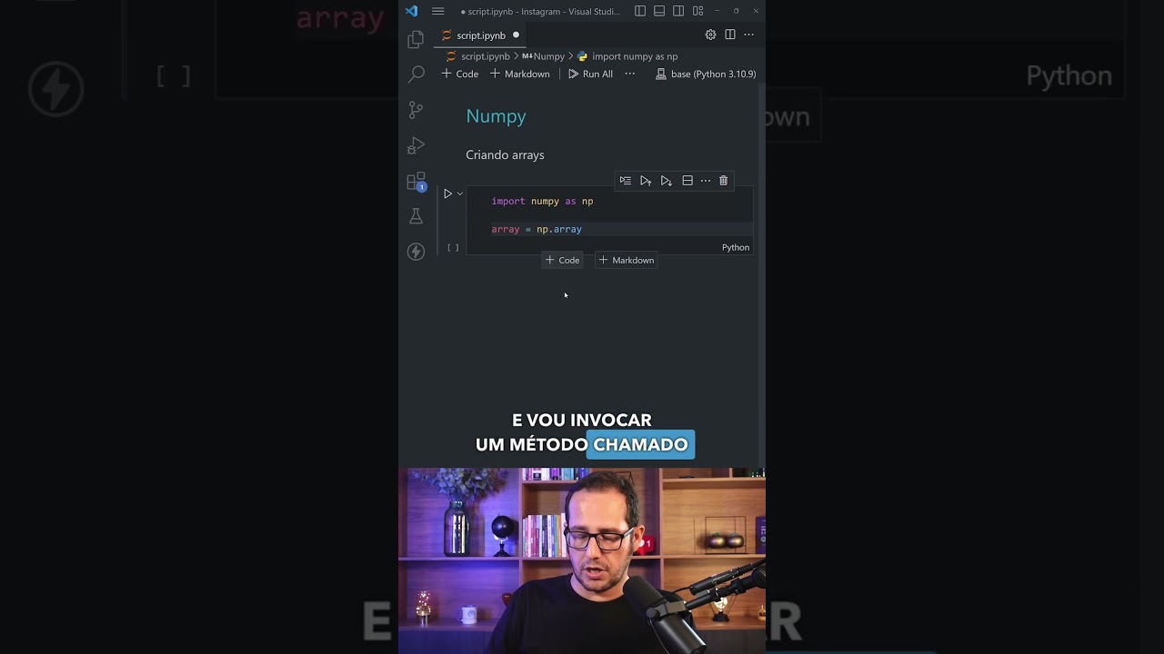 Aprenda a criar arrays Numpy