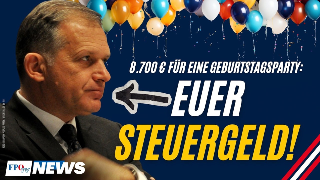 💥Das bezahlt IHR!!💥 Steuergeld-Skandal: 8.700 € für die Party eines verurteilten Ex-ÖVP-Politikers