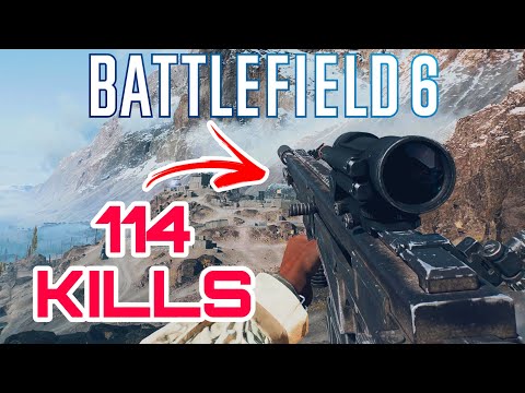 100+ Kills SVK-8.6 Liberation Peak Conquest - WORLD FIRST? Battlefield 6