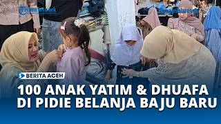 Download lagu 100 Orphans and the Underprivileged Purchase Eid Clothes Accompanied by the Pidie Regent's Wife mp3