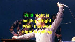 Wild Night Van Morrison Lyrics