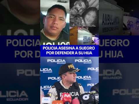 🛑!Policía asesina a su suegro tras discutir con su esposa en Chone!🛑