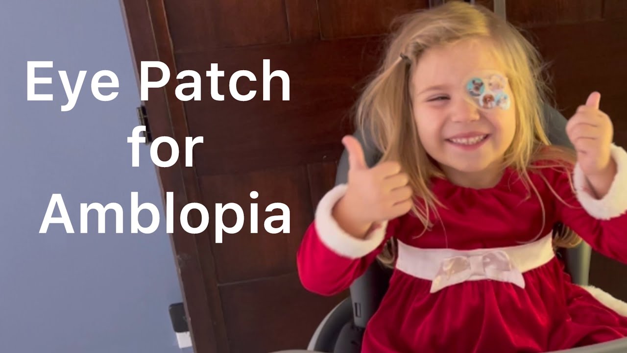 How to eye patch for amblyopia or lazy eye