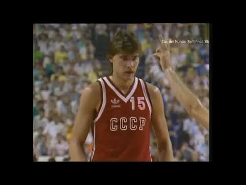 Sabonis vs Yugoslavia (1986 World Championship Semifinal)