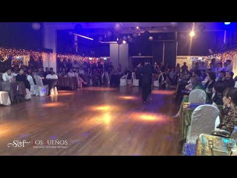  Amelia Rambe  and  Matthew Ferrol  are  dancing  to  the  tango  "  Mariposita  "  by  Orquesta el Arranque  at  Singapore International Tango Festival  in  2018
