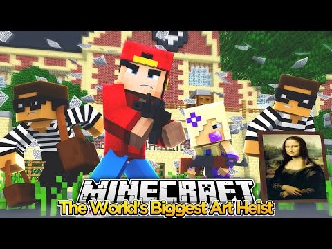 Minecraft Adventure - THE WORLDS BIGGEST ART HEIST!!!
