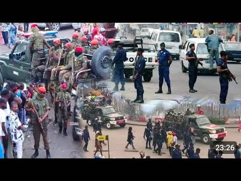 9/2/26 KINSHASA ON FIRE AIRPORT BLOCKED SHOOTING FROM ALL WAYS RWANDAN SPIES ARRESTED MINEMBWE RE...