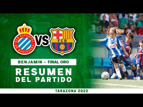 RESTV / R.C.D. Espanyol 1 - F.C. Barcelona 5 / BENJAMÍN / FINAL ORO