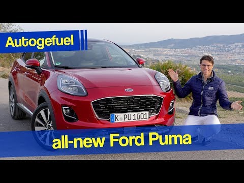 2020 Ford Puma is now a small crossover SUV - Hybrid MHEV driving REVIEW - Autogefuel