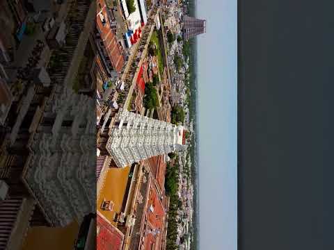 Srirangam temple in Drone view