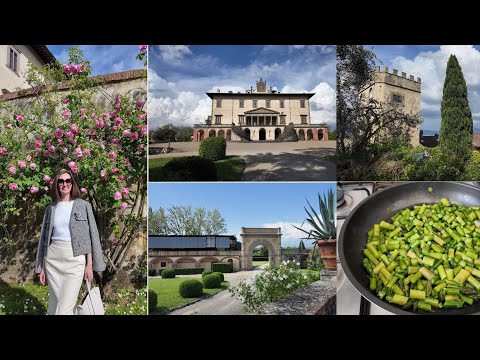 Villa Medici Toscana. Lasagne with Asparagus