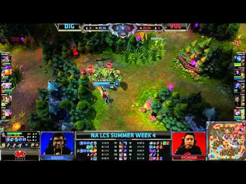 Dignitas (DIG) vs Team Vulcun (VUL) || NA LCS Summer 2013 W4D1 || Full Game HD