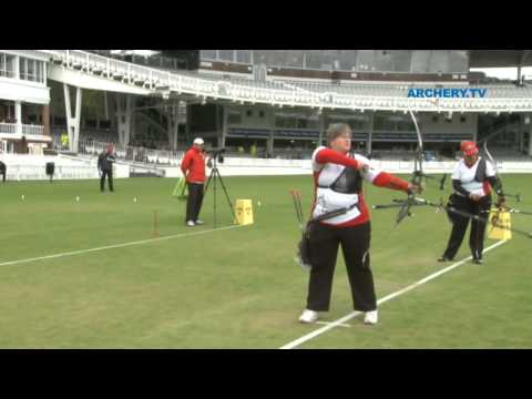 Khatuna Narimanidze v Kateri Vrakking – recurve women’s 1st round | London 2012 Olympic Test Event