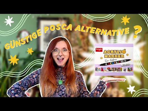 Ich teste günstige Acrylmarker von Lightwish mit Pinsel Spitze!