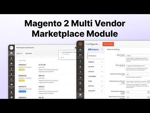 Magento 2 Multi Vendor Marketplace Module - Vendor & Sales Management