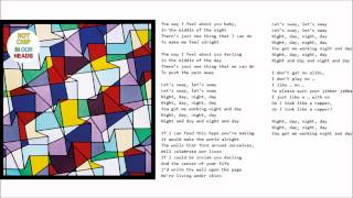 Hot Chip, Night and Day (Lyrics)