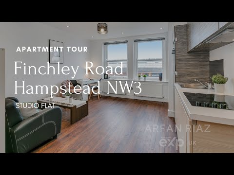 Inside a SPACIOUS Studio Flat In Hampstead | Finchley Road, NW3 | Tour