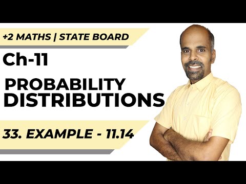 12th | eg. 11.14  | Probability Distributions | Chapter 11 | State Board | ram maths