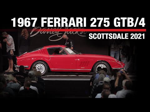 SOLD! 1967 Ferrari 275 GTB/4 - BARRETT-JACKSON 2021 SCOTTSDALE AUCTION