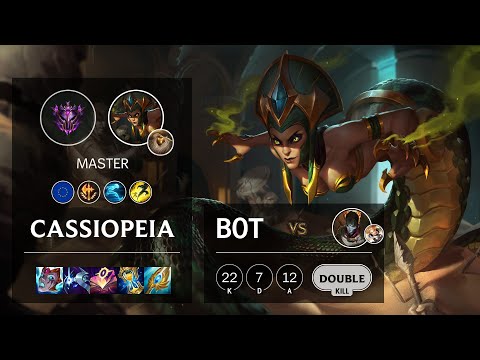 Cassiopeia Bot vs Jhin - EUW Master Patch 11.22