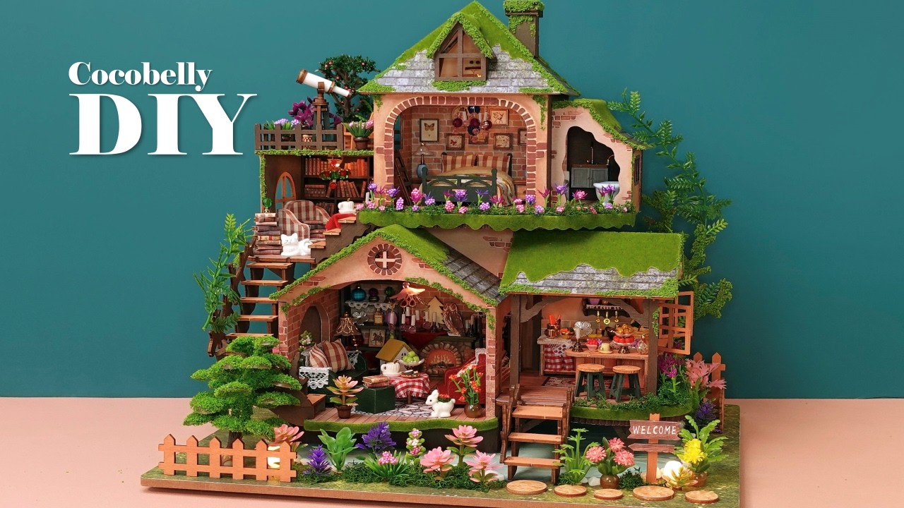 Forest Adventures DIY Miniature Dollhouse | SmartWings Motorized Smart Blinds & Shades