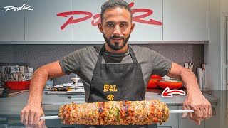 سويت الذ شاورما لفلة باور ( صدمتني ردة فعلهم ???? )