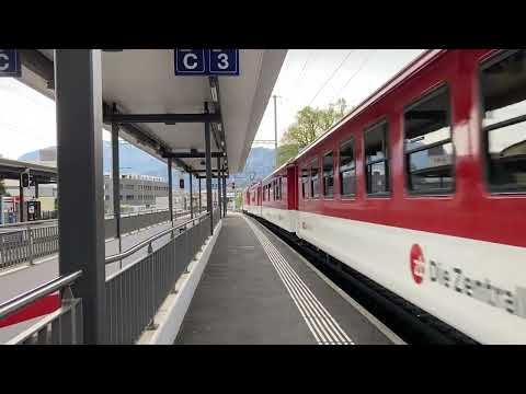 Train Zentral Bahn de Stans à Luzern!