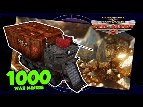 Red Alert 2 | Extra Hard Mod | The WAR MINER ATTACK!