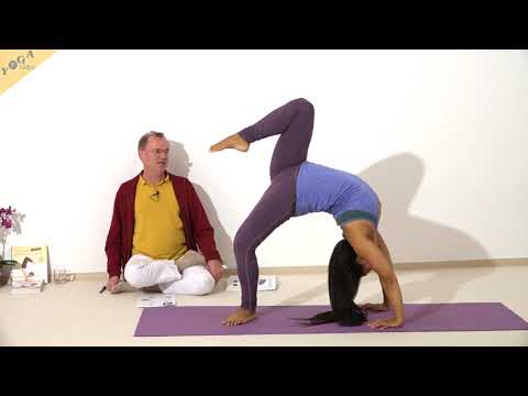 Rad auf einem Bein - Yoga Asana Lexikon