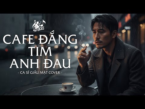Cà Phê Đắng Tim Anh Đau - Ca Sĩ Giấu Mặt Cover | Cà Phê Cứ Đắng Tim Anh Thì Đau | Lyrics Video