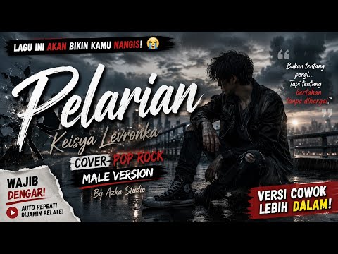 🎵 Pelarian - Keisya Levronka Cover Pop Rock Male Version By Azka Studio