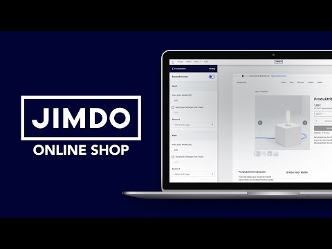 Einfach einen Online-Shop mit Jimdo erstellen (Tutorial) Deutsch