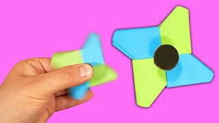 Jak zrobić spinner do papieru stołowego. Origami Spinner dla dzieci - Papierowe Zabawki