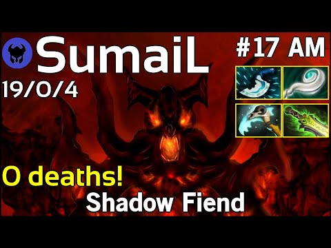 0 deaths! SumaiL [EG] plays Shadow Fiend!!! Dota 2 7.21
