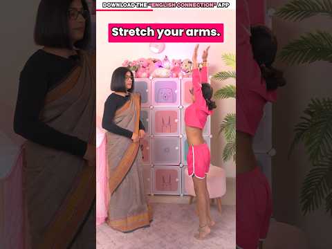 Fun Action Words! 👏 Learn English with Kanchan & Adi | English Connection #shorts