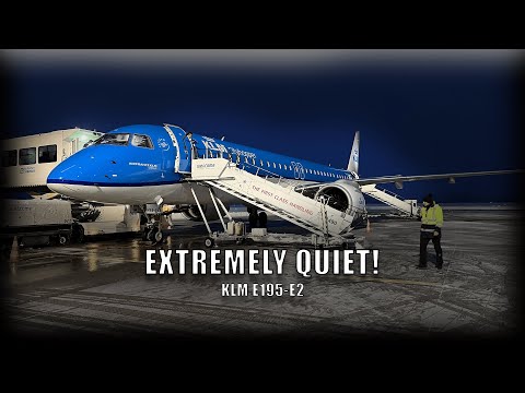 YouTube thumbnail for KLM Embraer 195 E2
