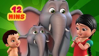 யானையாரே யானையாரே எப்படி இருக்கீங்க? - Elephant Rhyme | Tamil Rhymes for Children | Infobells